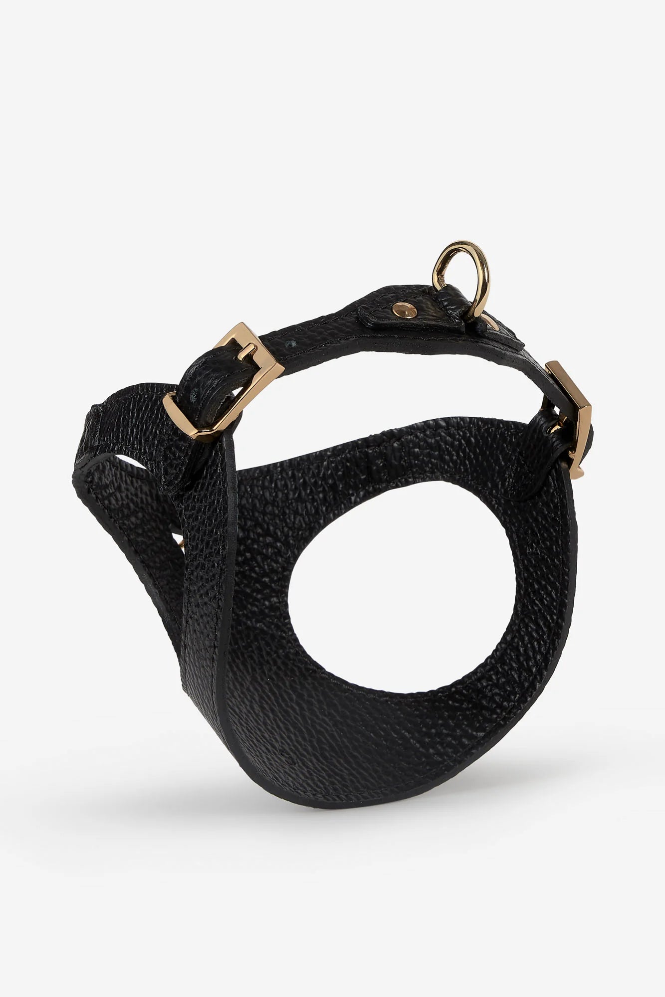 Black Leather Juno Dog Harness
