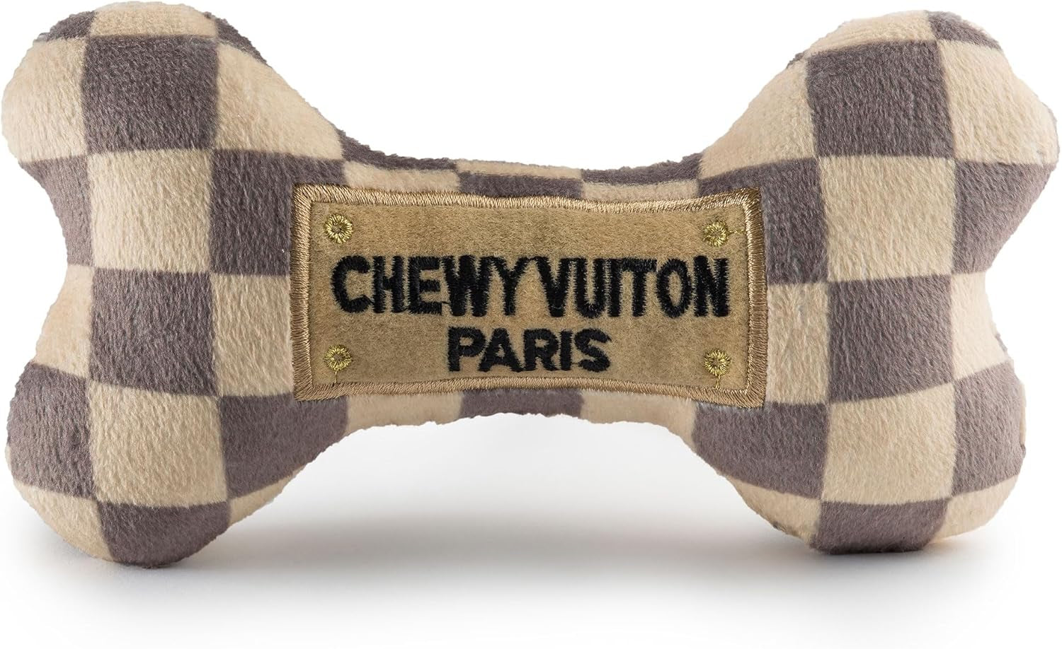 Chewy Vuiton Bone - Check Brown 