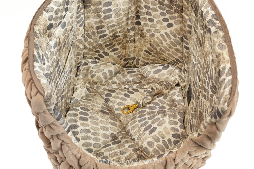 Velour Luxury Pet Carrier