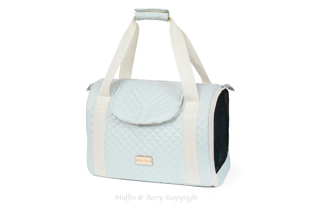 Enclosed Travel Pet Carrier with Waterproof Base