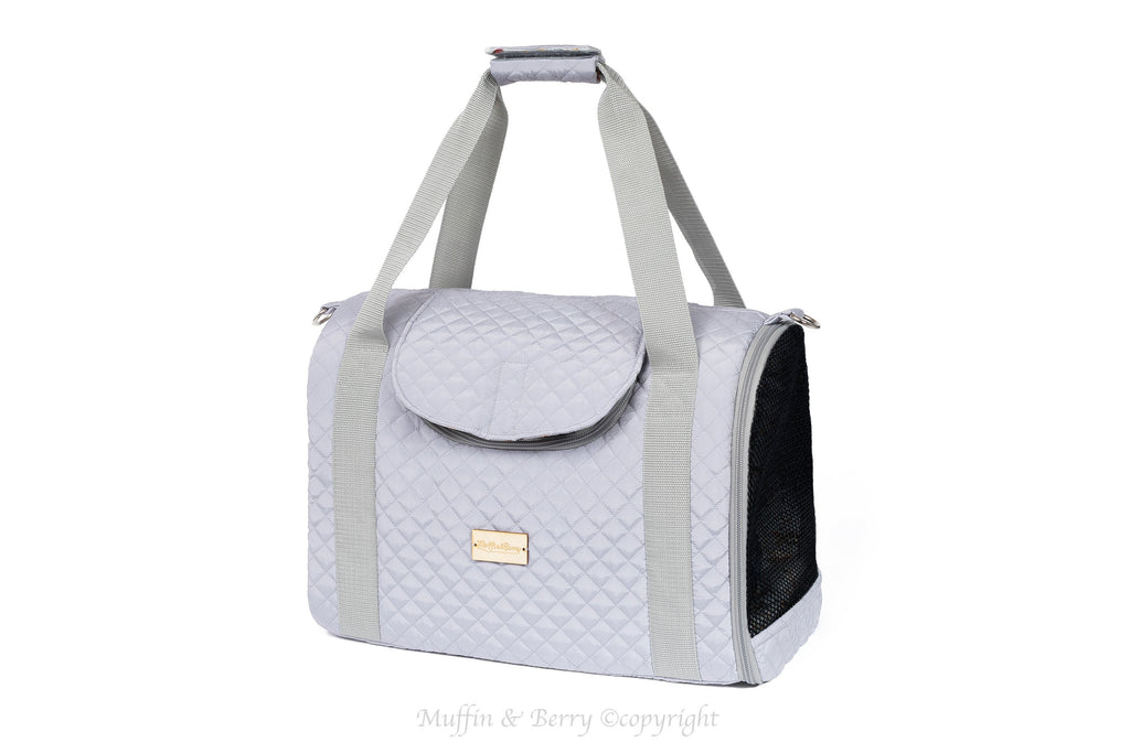 Enclosed Travel Pet Carrier with Waterproof Base