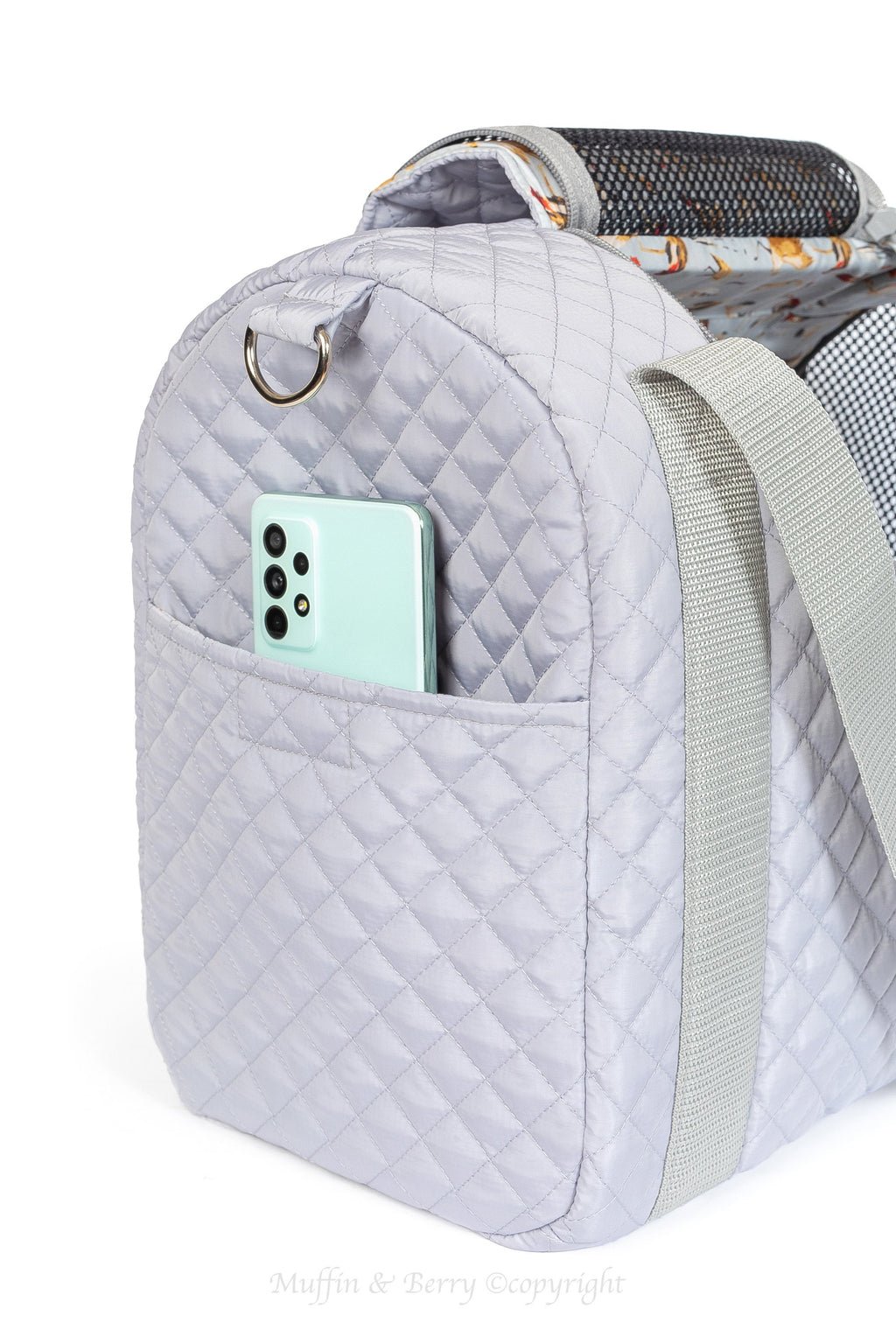 Enclosed Travel Pet Carrier with Waterproof Base
