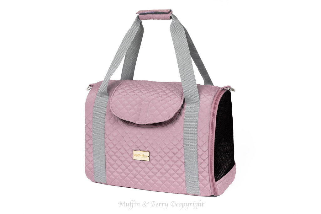 Enclosed Travel Pet Carrier with Waterproof Base