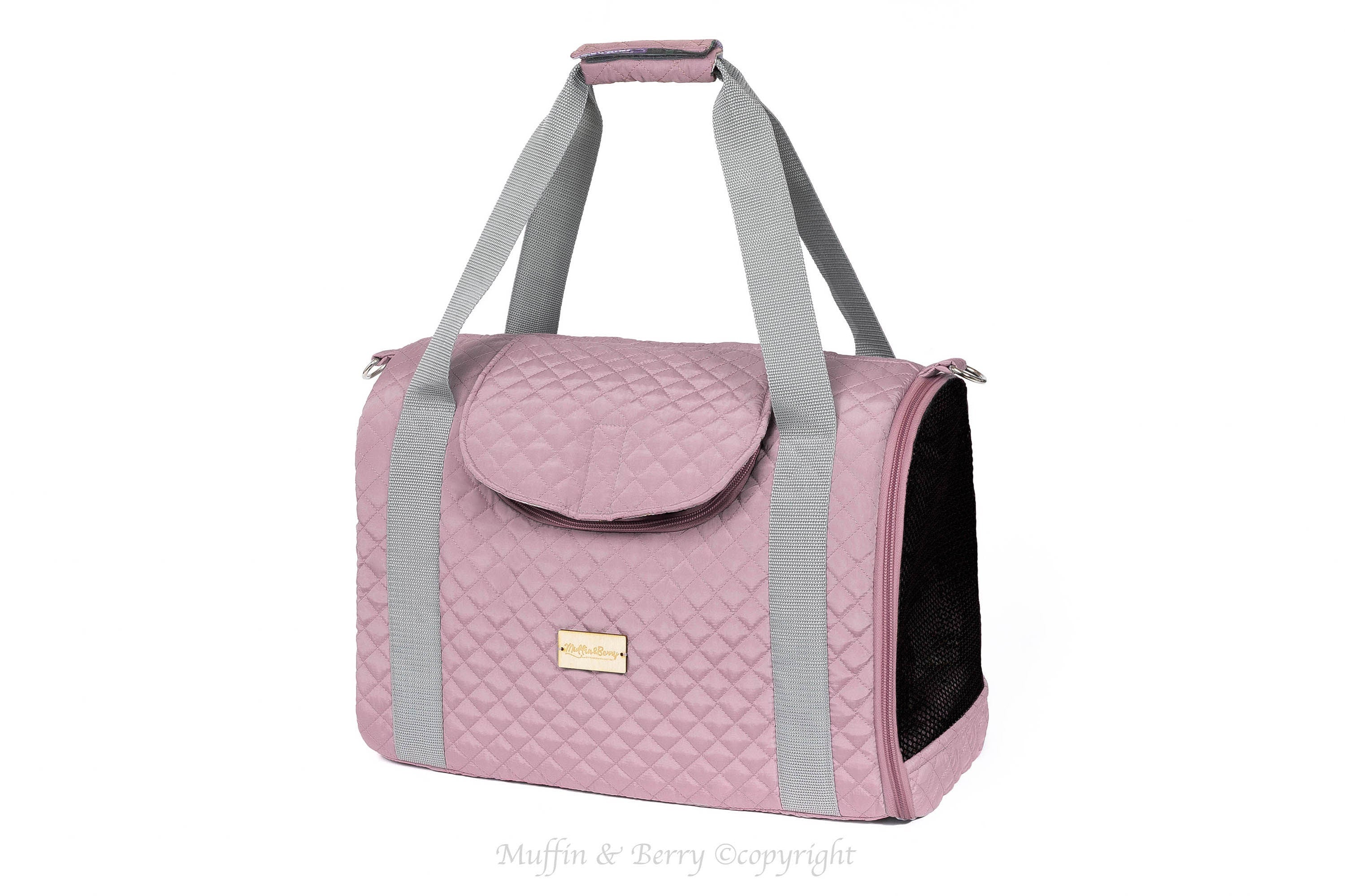 Enclosed Travel Pet Carrier with Waterproof Base