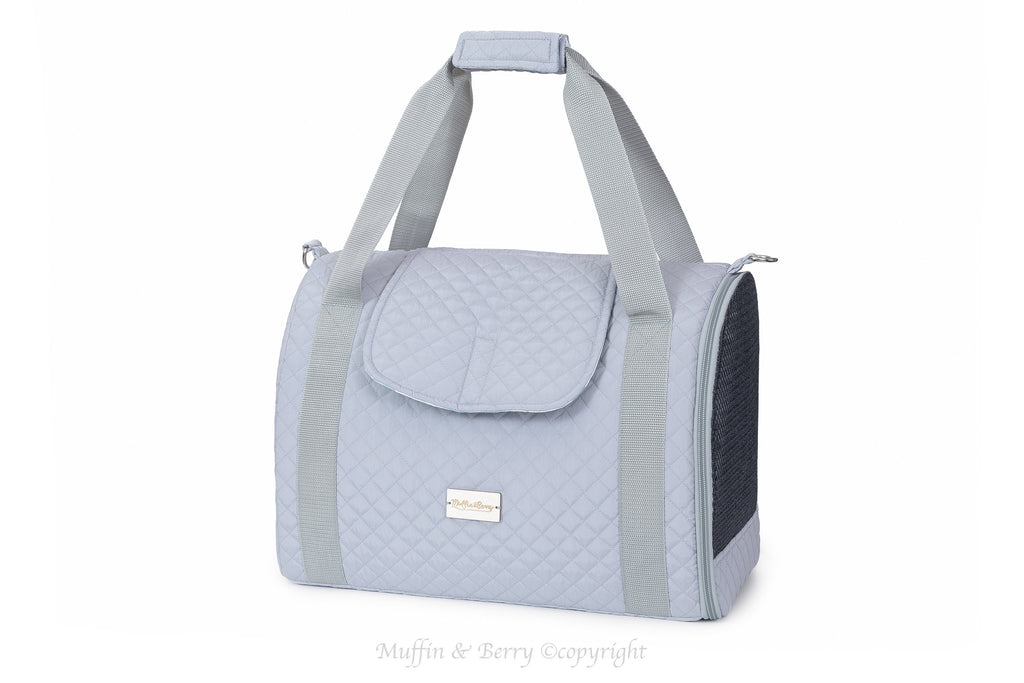 Enclosed Travel Pet Carrier with Waterproof Base