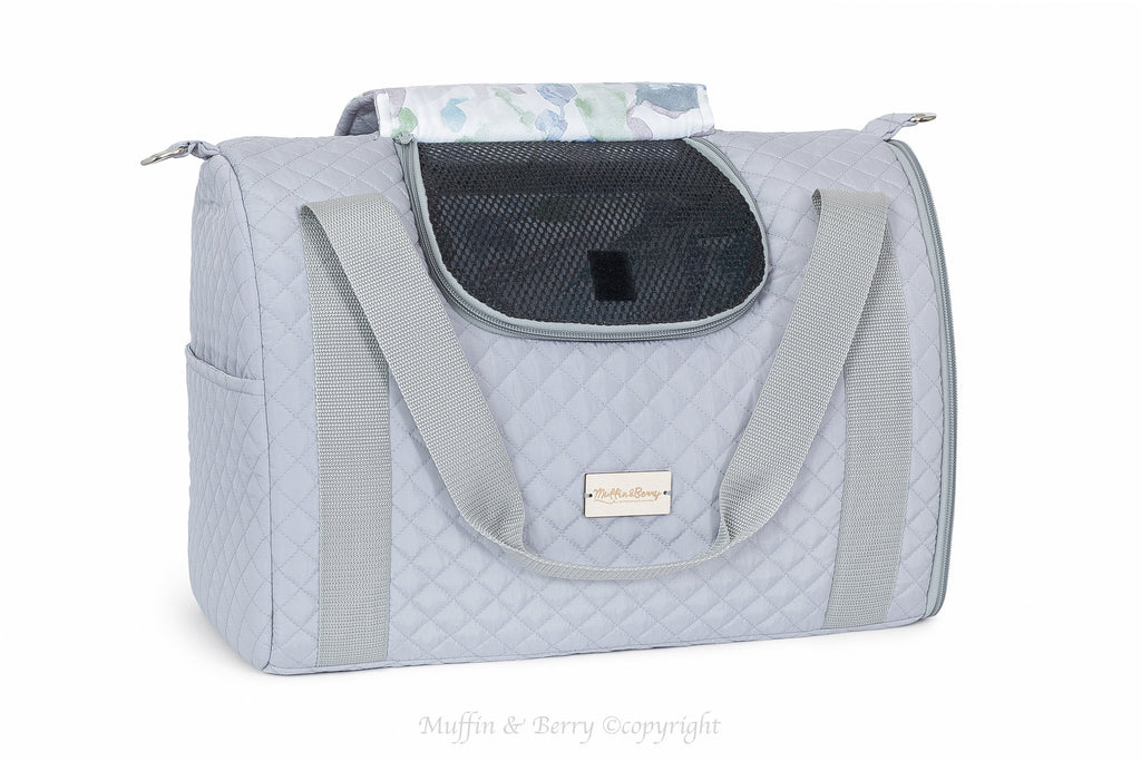 Enclosed Travel Pet Carrier with Waterproof Base