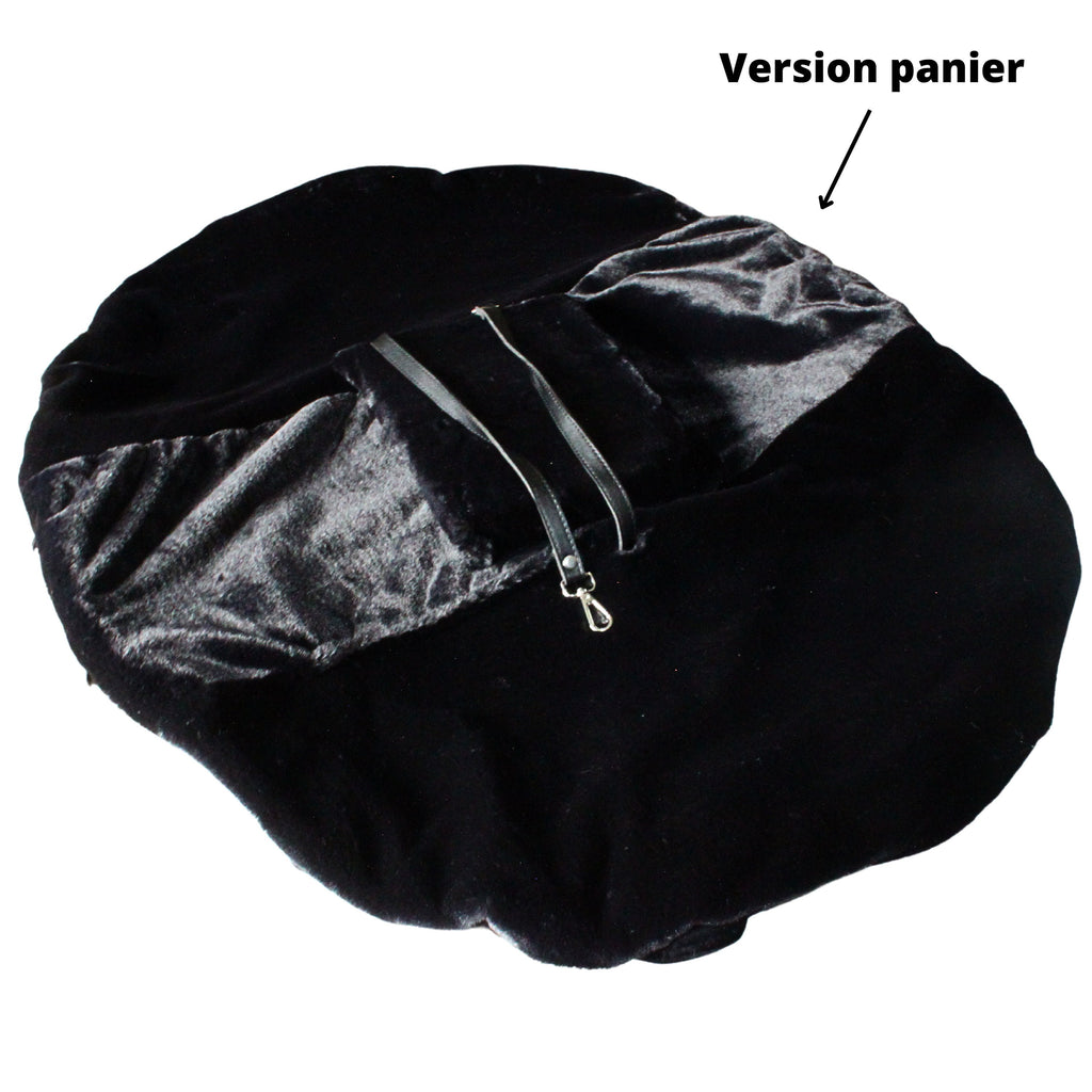 Black Velvet Dog Carrier