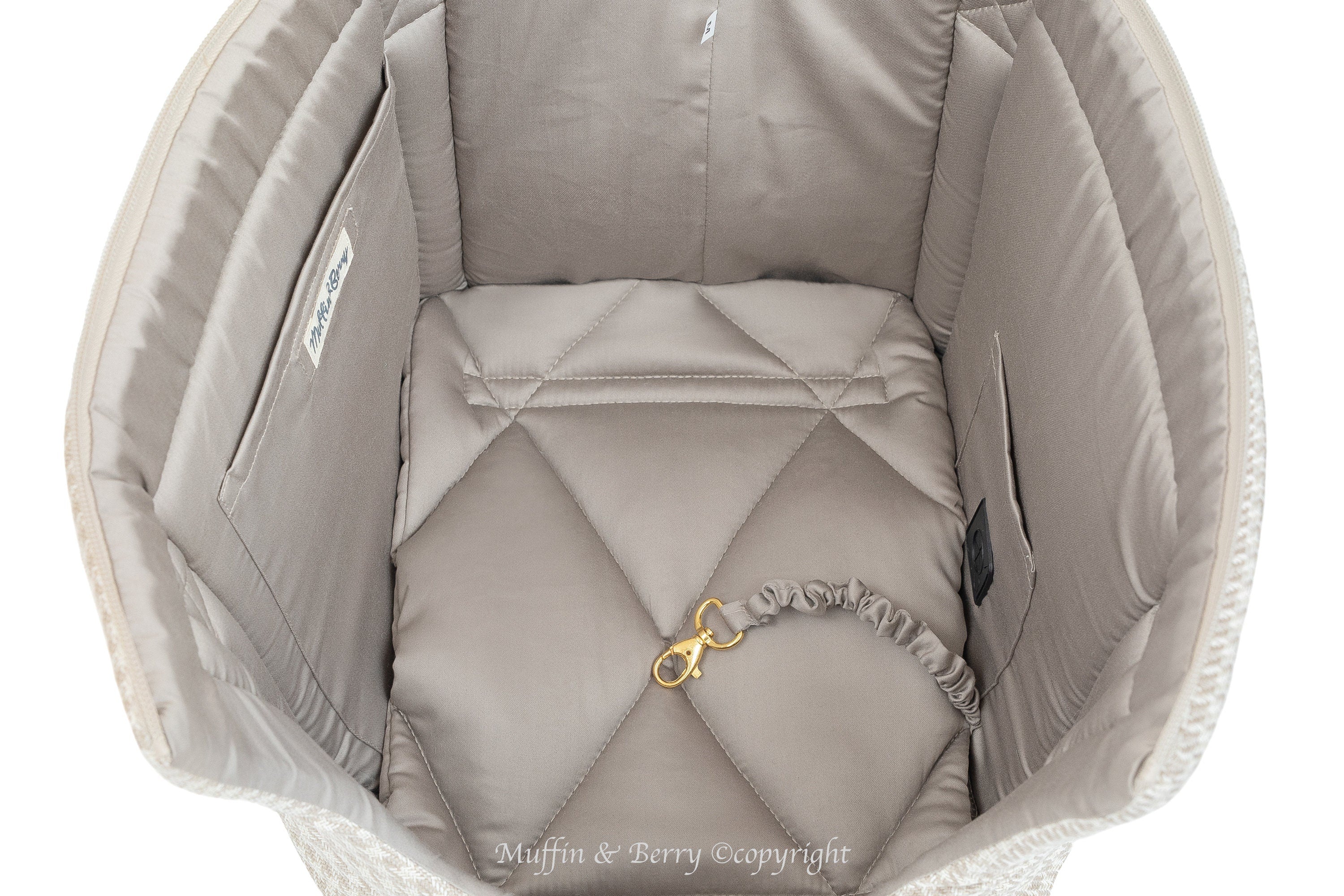 Houndstooth Tweed Luxury Pet Carrier 