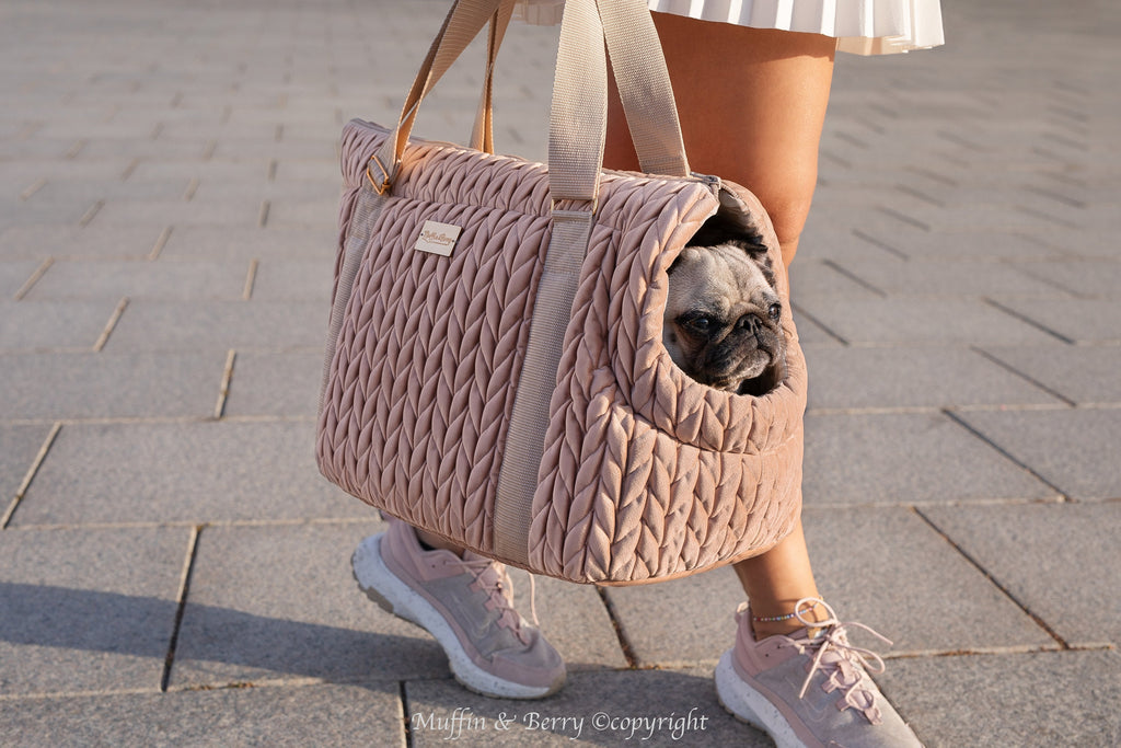 Velour Luxury Pet Carrier