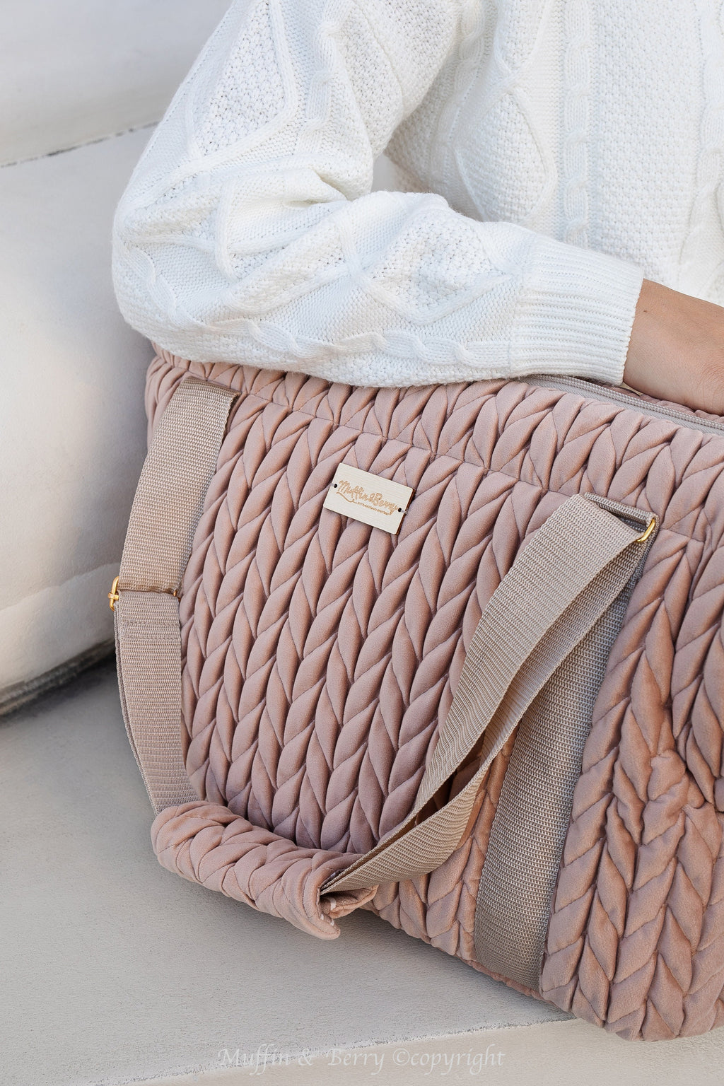 Velour Luxury Pet Carrier