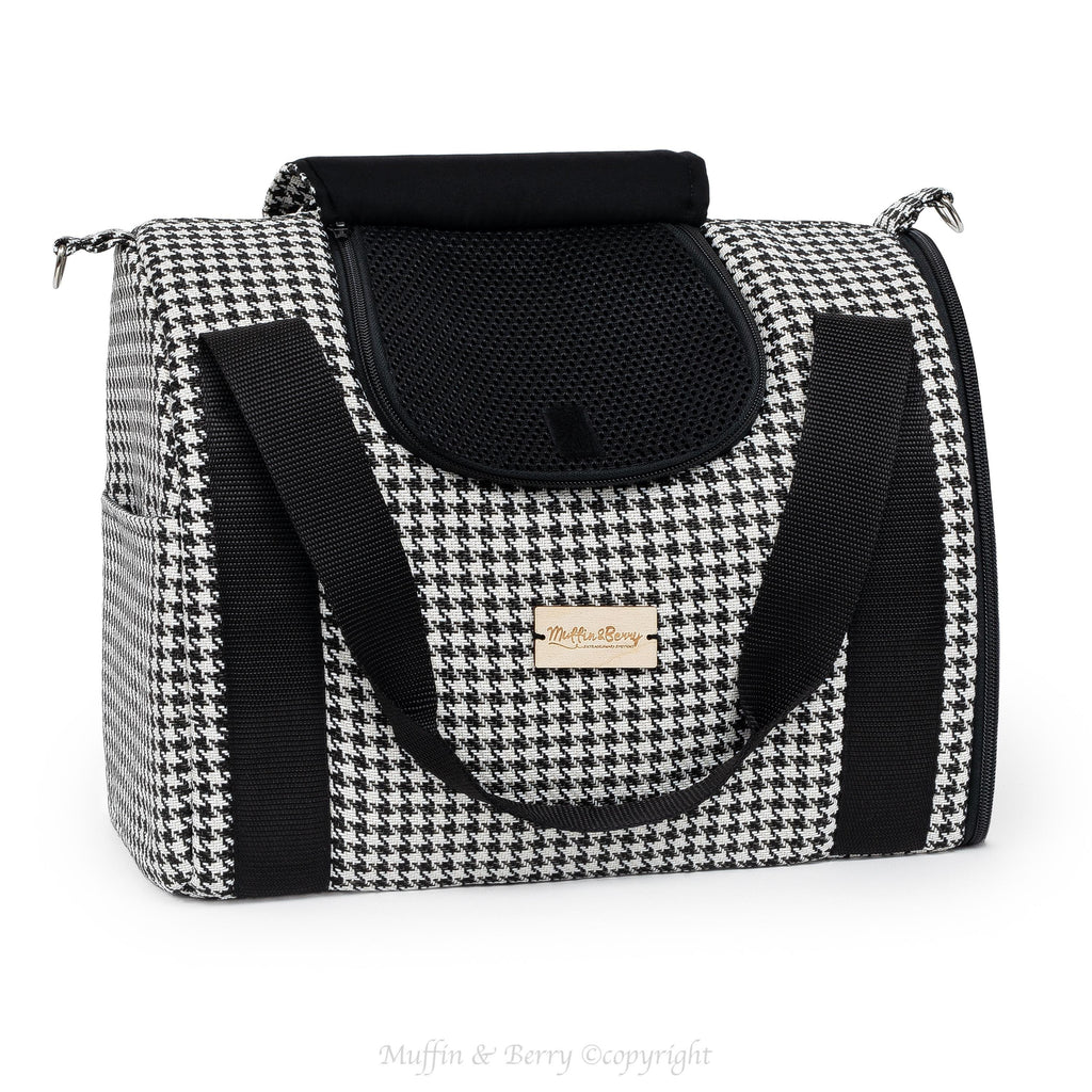 Enclosed Travel Pet Carrier with Waterproof Base