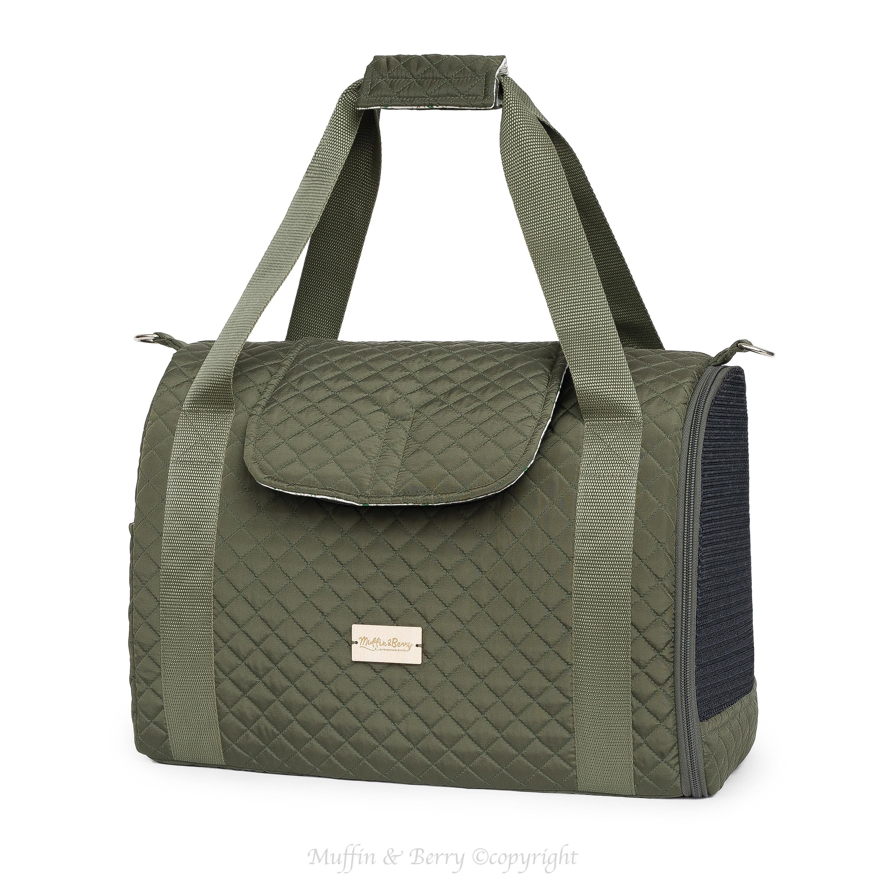 Enclosed Travel Pet Carrier with Waterproof Base