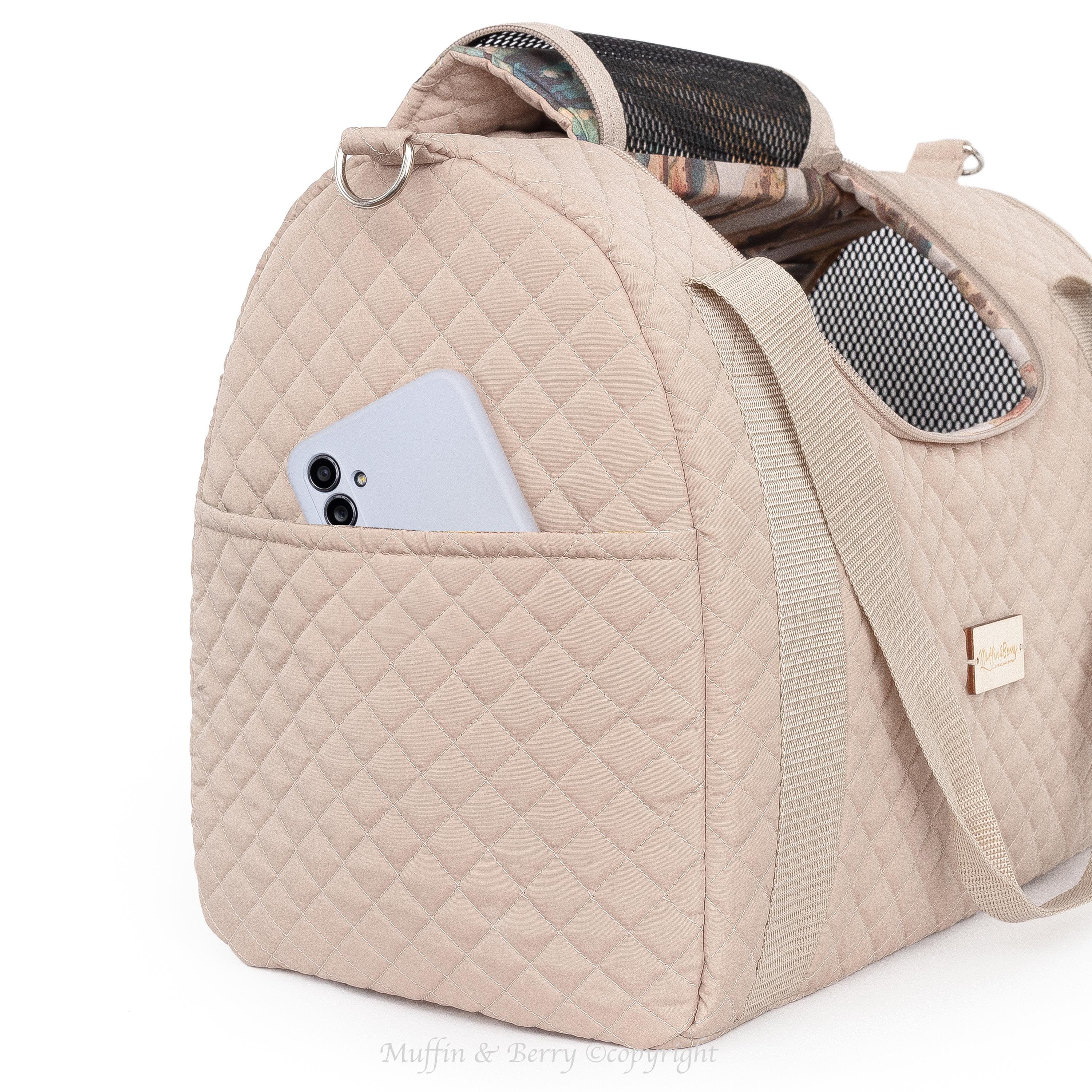Enclosed Travel Pet Carrier with Waterproof Base