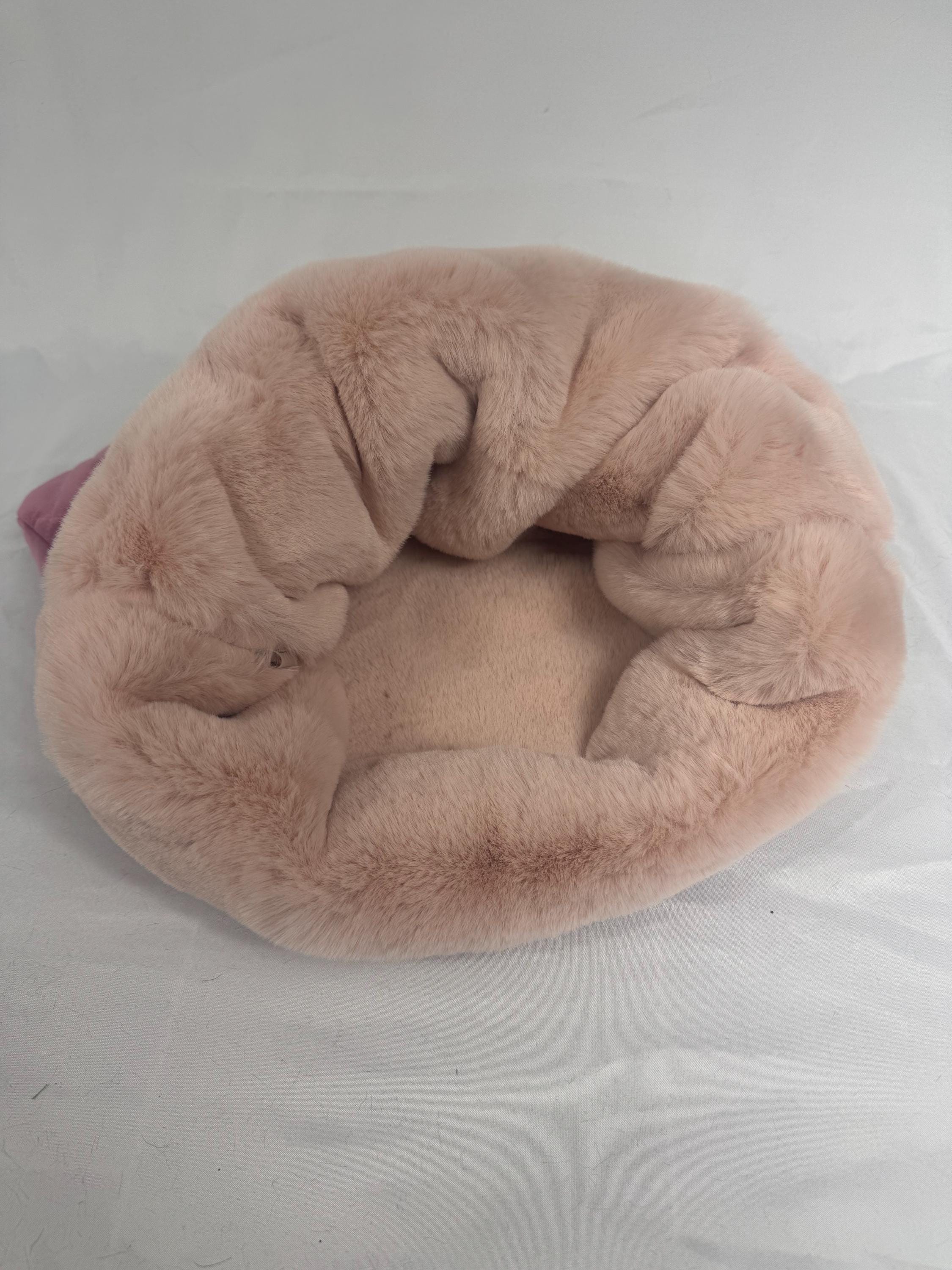 Luxury Pink Velvet Dog Carrier Bag