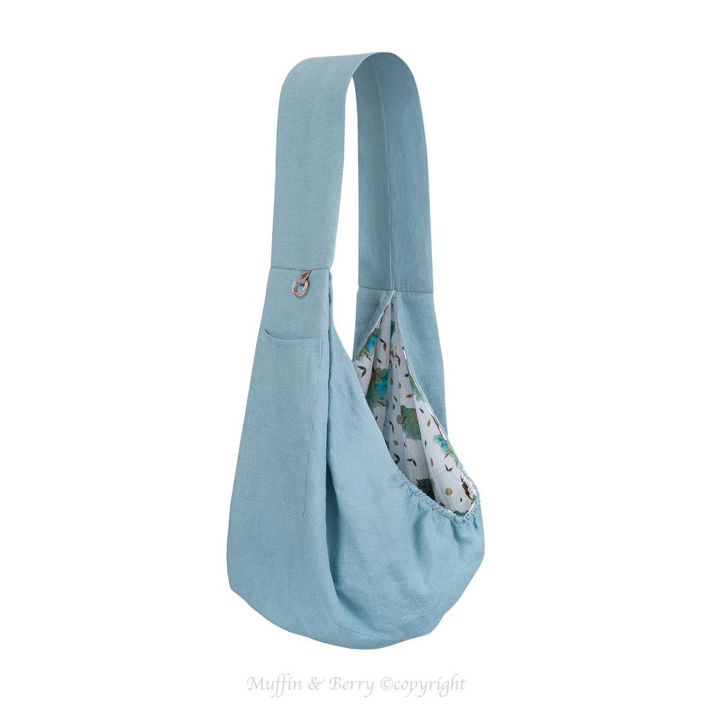 Linen Sling Pet Carrier 