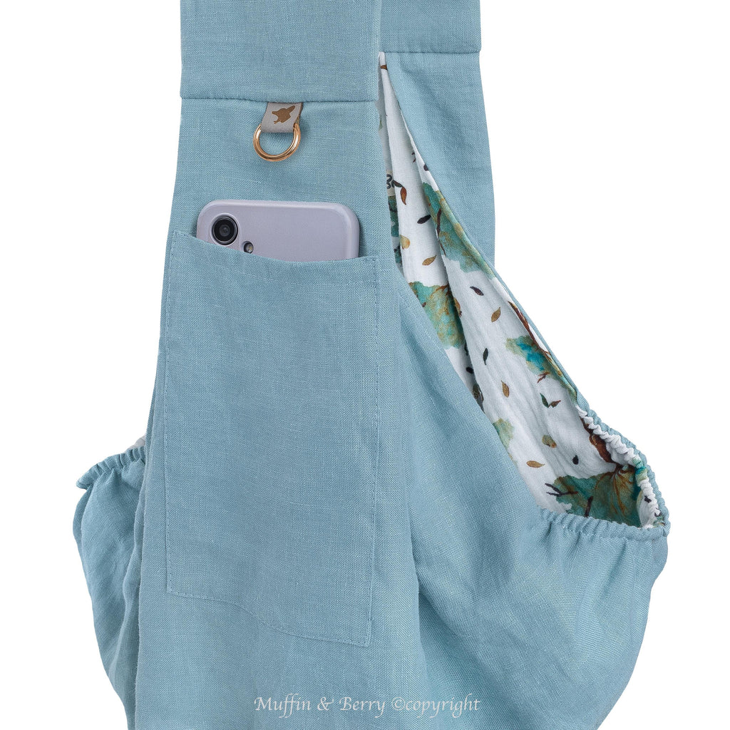 Linen Sling Pet Carrier 