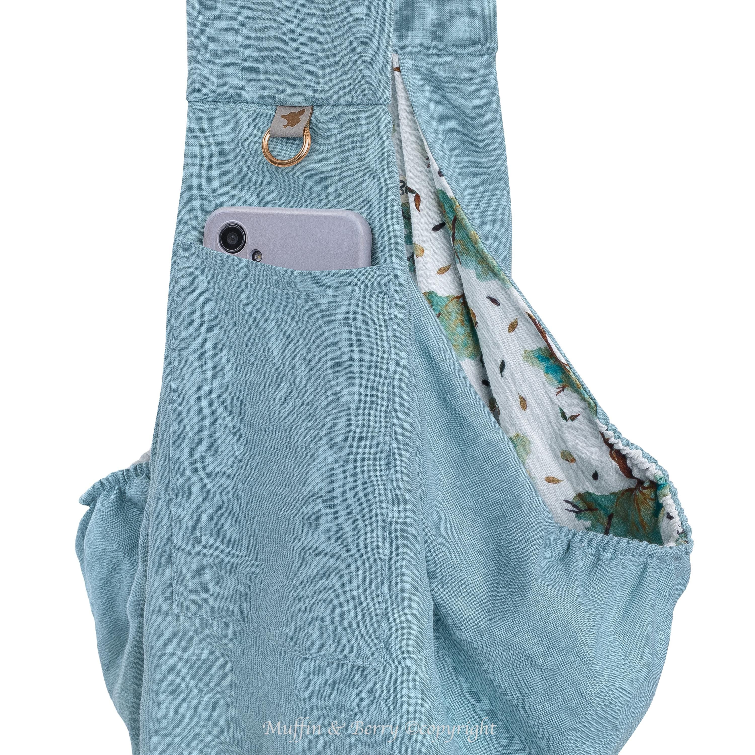 Linen Sling Pet Carrier 