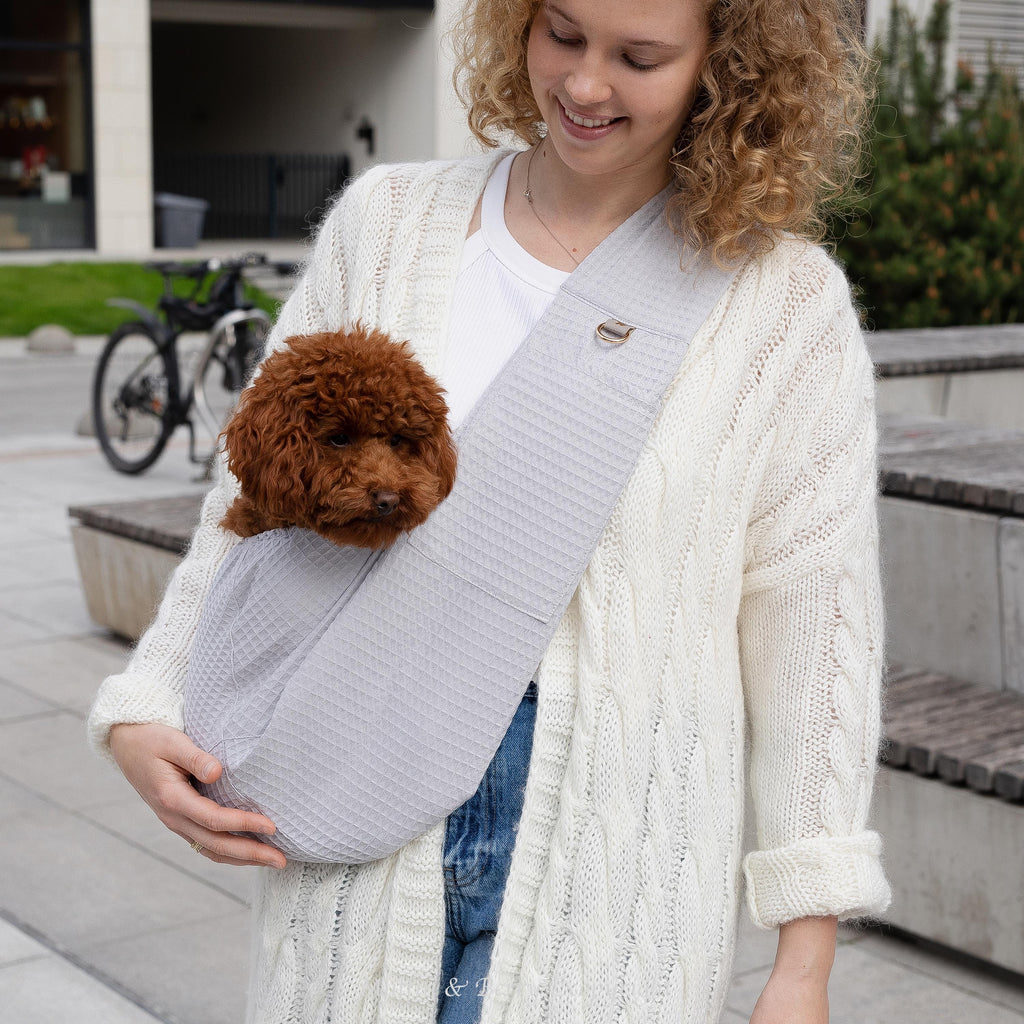 Waffle Sling Pet Carrier 