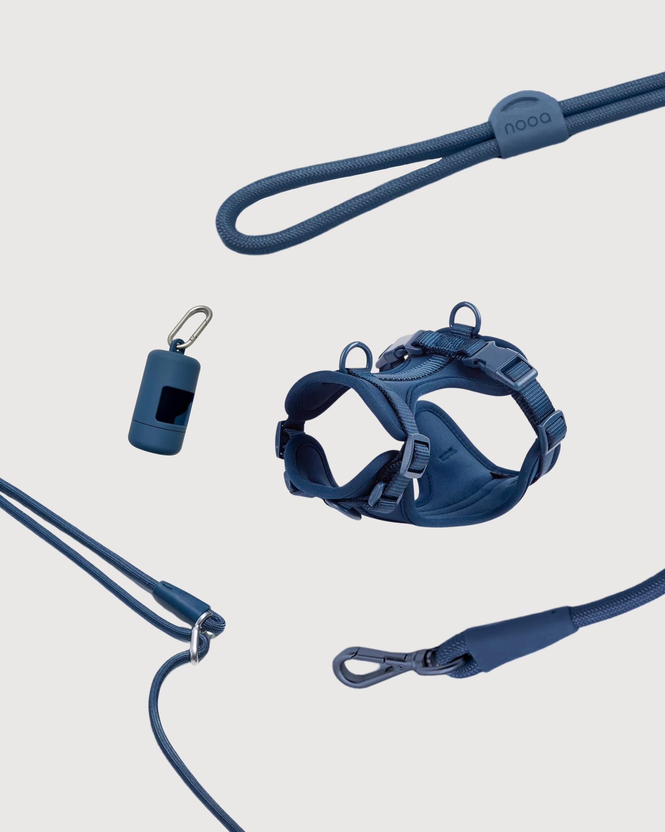 Midnight Blue Softnest No-Pull Harness & Leash Set