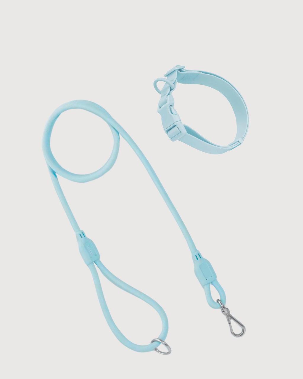Sky Blue Waterproof Dog Leash & Collar Set