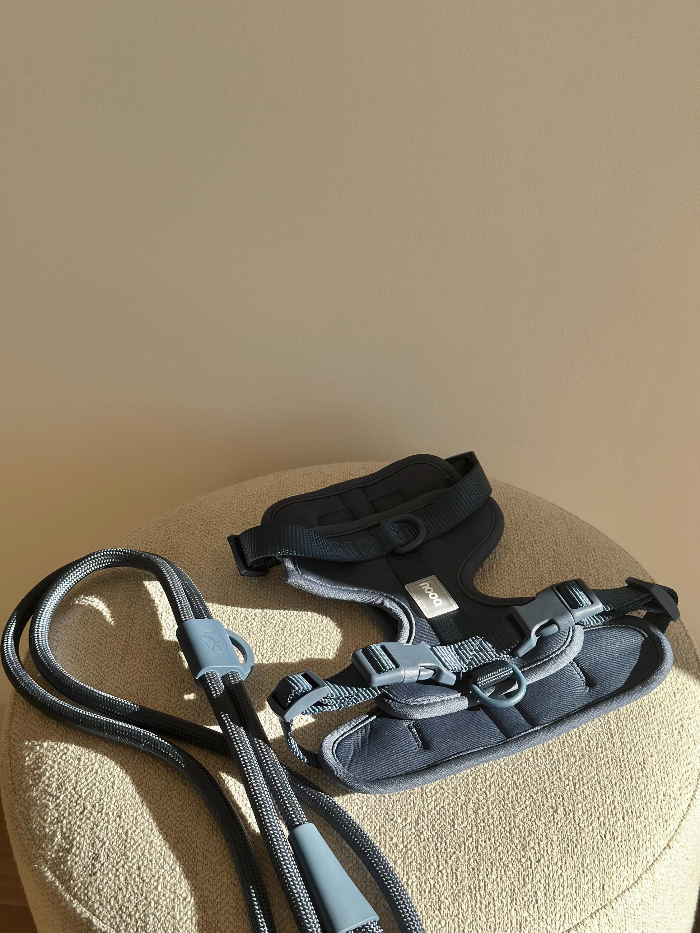 Midnight Blue Softnest No-Pull Harness & Leash Set