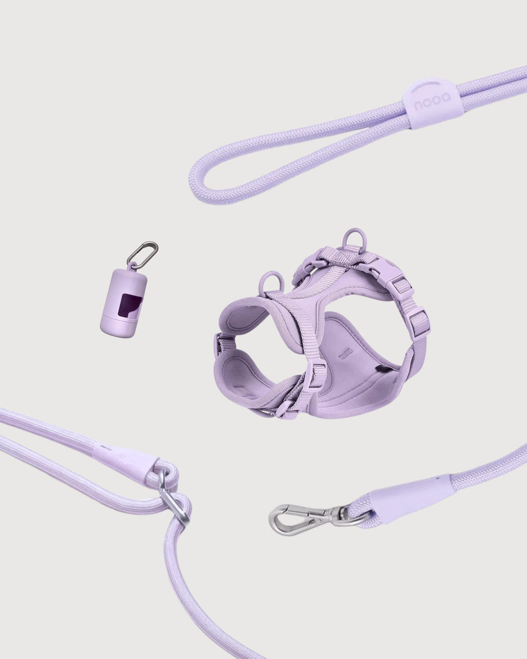 Blush Purple Softnest No-Pull Harness & Leash Set