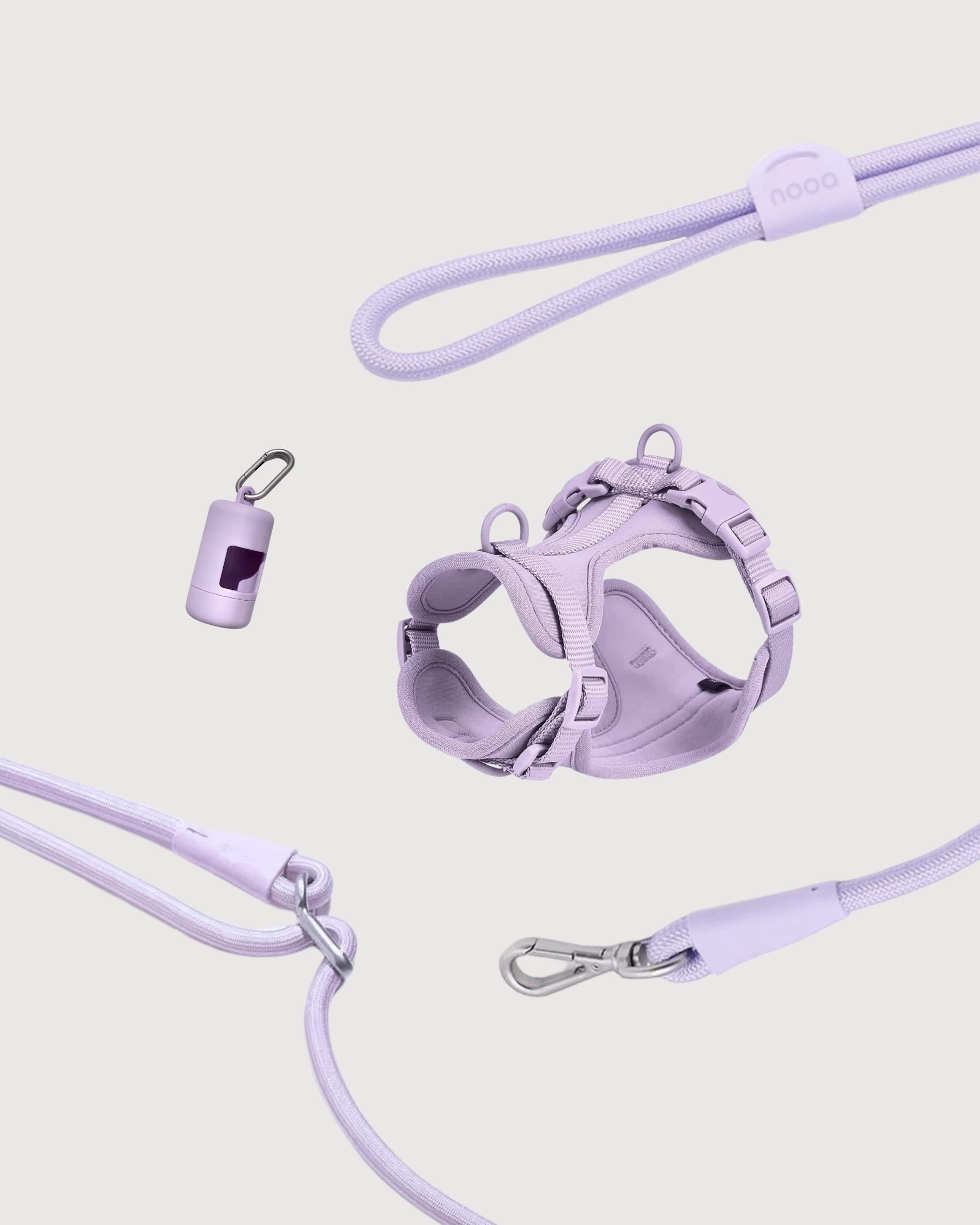 Blush Purple Softnest No-Pull Harness & Leash Set