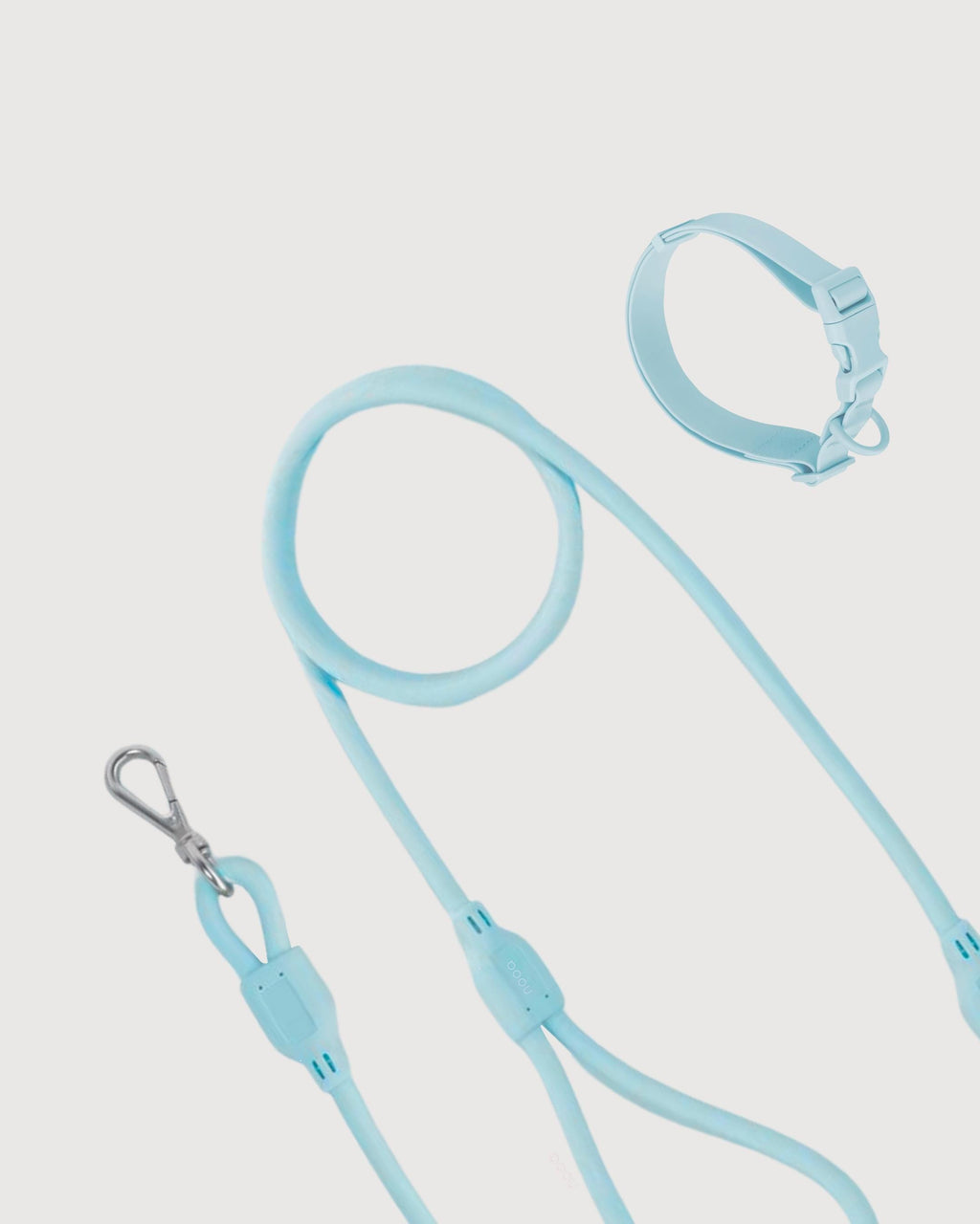 Sky Blue Waterproof Dog Leash & Collar Set
